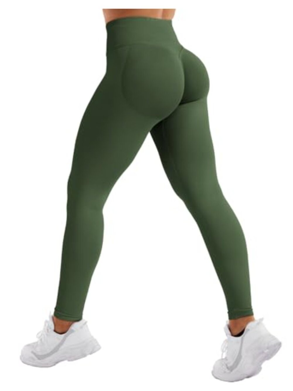 Seamless Scrunch Leggings 25" High Stretch Workout Yoga Pants